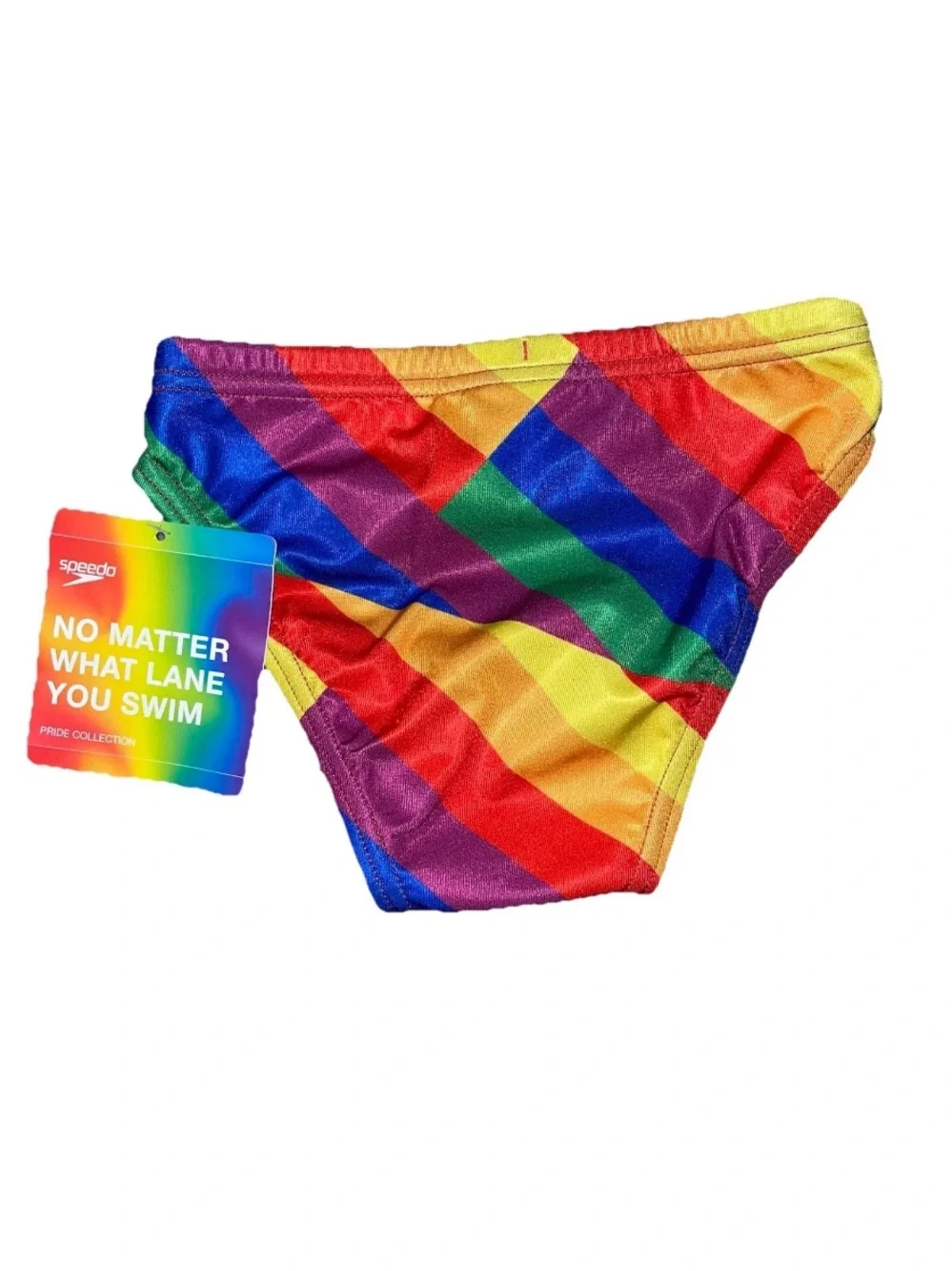 Speedo Boys Swim Brief Size 24  Eco Endurance NWT Good Vibes